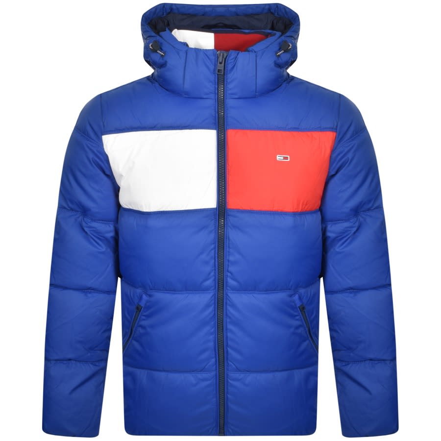 Alternative Image for ProductTommy Jeans Colourblock Padded Jacket Blue1